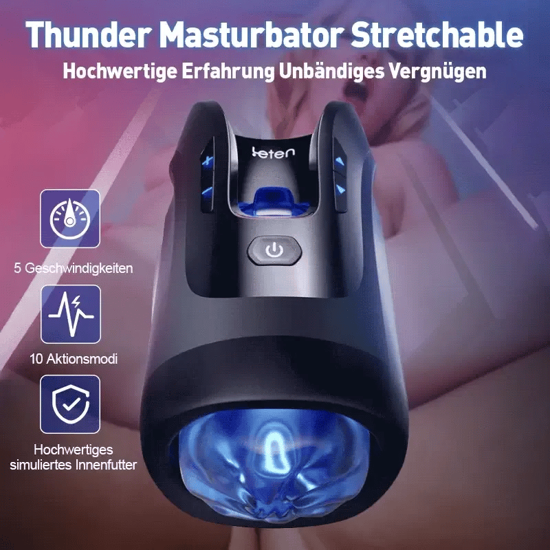 Leten Cannon King Mini: Quickshot Thrusting Masturbator