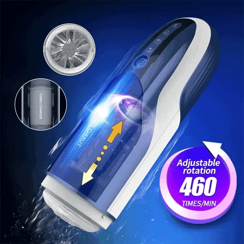 Leten Turbo Charger: 460 Umdrehungen/Minute Rotation Masturbator