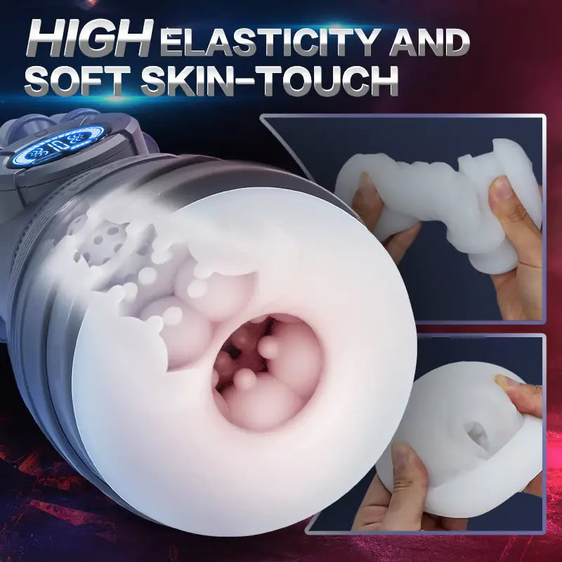 Leten Turbojet-20: Deep Throat Absaugung & starke Vibration Masturbator