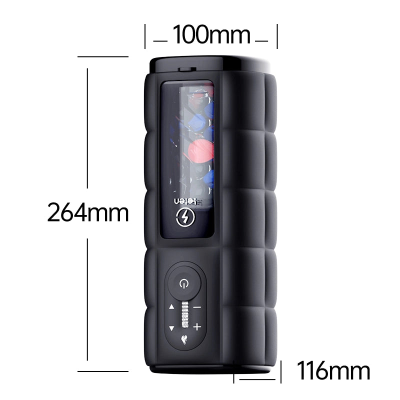 Leten Zero Gravity Pro: Masturbator mit Realistischer Vagina, 10 Stoßfunktion & Vibrationen und infrarotbeheizter Funktion