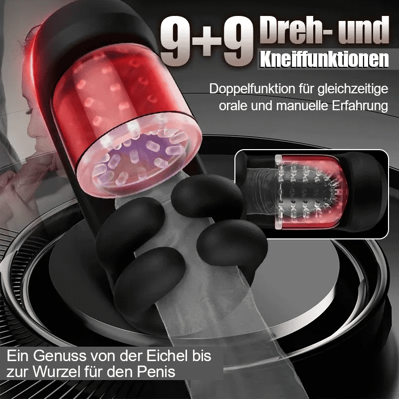 XG10: Männlicher Eicheltrainer mit 9 Beiß Rotations & Vibrationsmodi