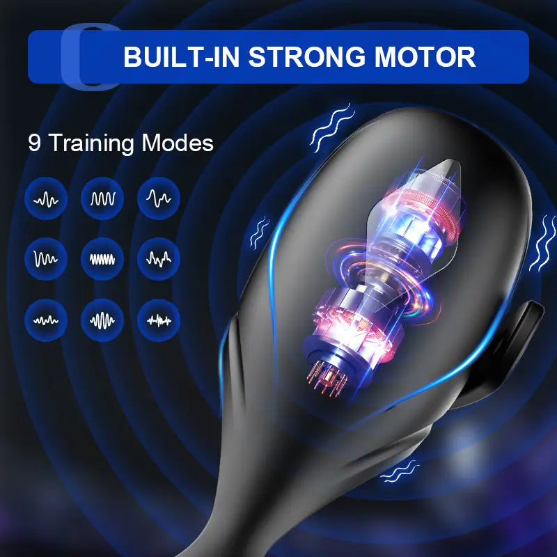 XG5: App-gesteuerter 3-in-1-Masturbator-Trainings-Penisring