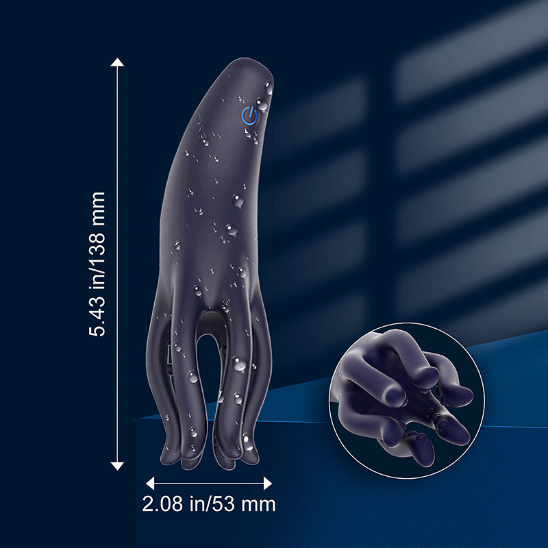 XG17: Monster-Tentakel-Eichelvibrator mit 10 Vibrationsmodi