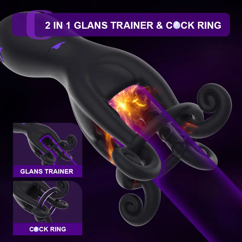 XG11: Oktopus-Tentakel-Stimulator mit 10 Vibrationsmodi