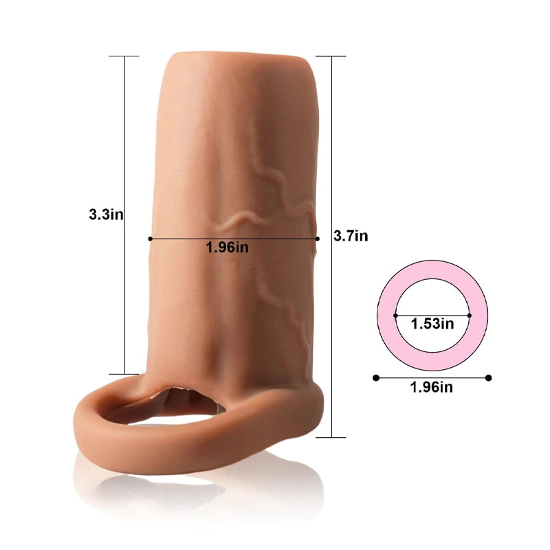 Penishülle zur Umfangsvergrößerung, 9,39 cm