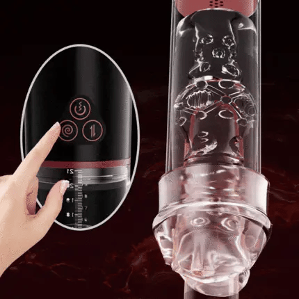 XP13: Penispumpe mit Vibration & Saugfunktion – 2-in-1-Masturbator
