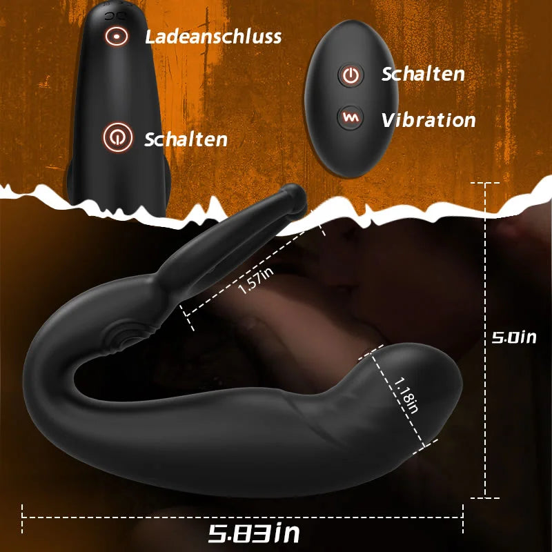 PM11: Prostata Anal vibratoren Mit Kugeln und 9 Vibrationsmodi