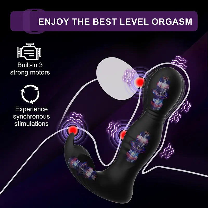PM8: Prostata-Massager, Analplug und Leck-Vibrator