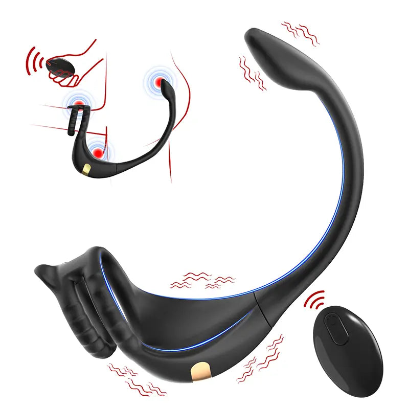 PM2: Prostata-Massager mit Penisring – steuerbar per Fernbedienung oder App
