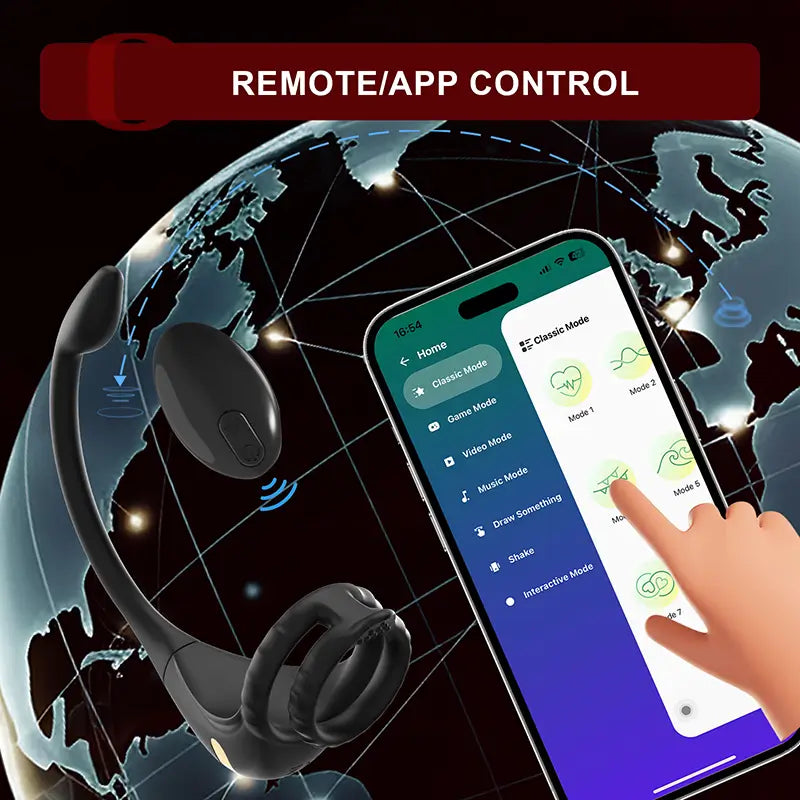 PM2: Prostata-Massager mit Penisring – steuerbar per Fernbedienung oder App