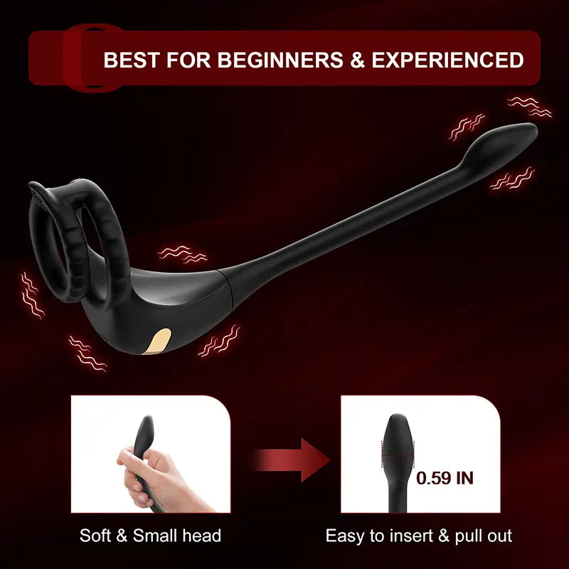PM2: Prostata-Massager mit Penisring – steuerbar per Fernbedienung oder App