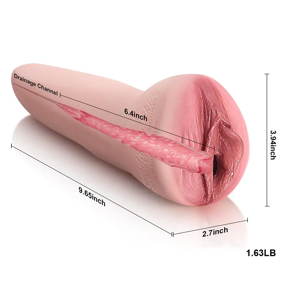 Luxe: 730g Realistische Silikon-Vagina der junge Frau