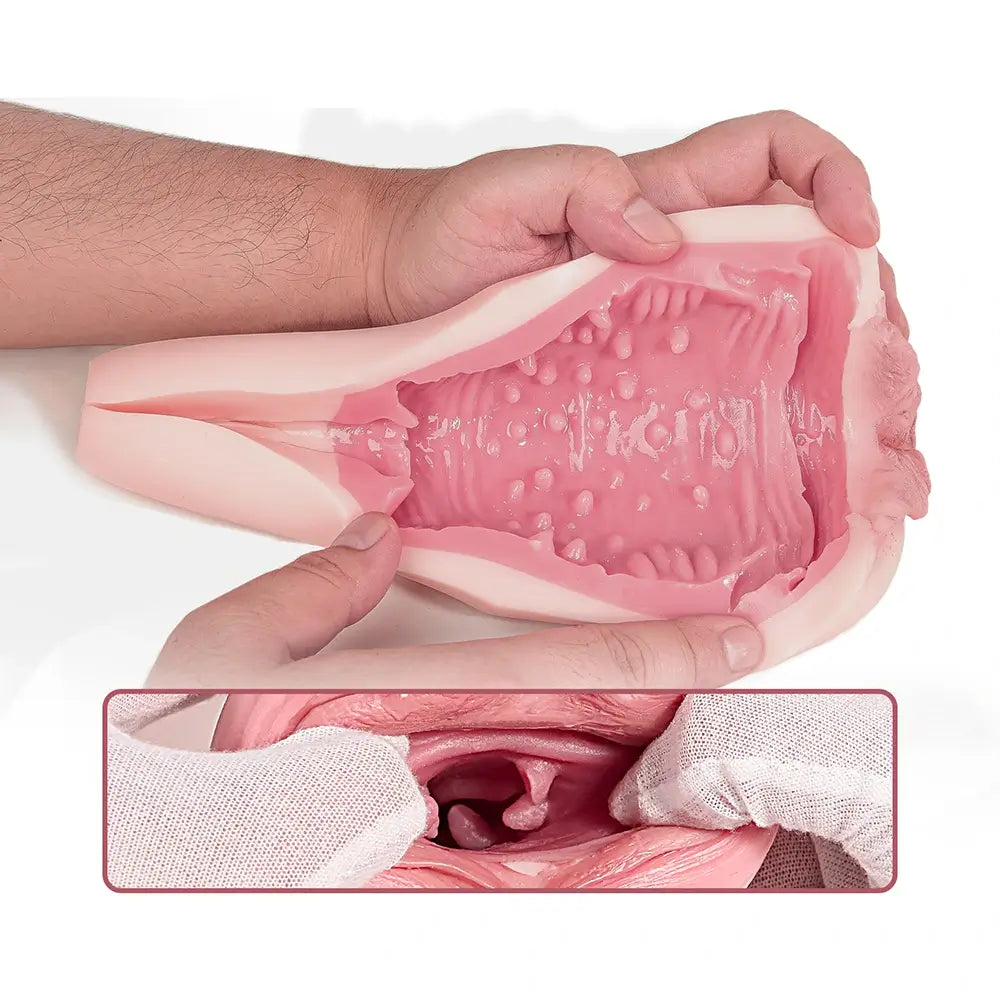 Luxe: 730g Realistische Silikon-Vagina der junge Frau