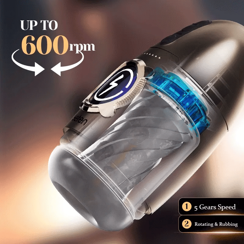 XR2: Hochgeschwindigkeits-Rotating Masturbator bis zu 600 U/min