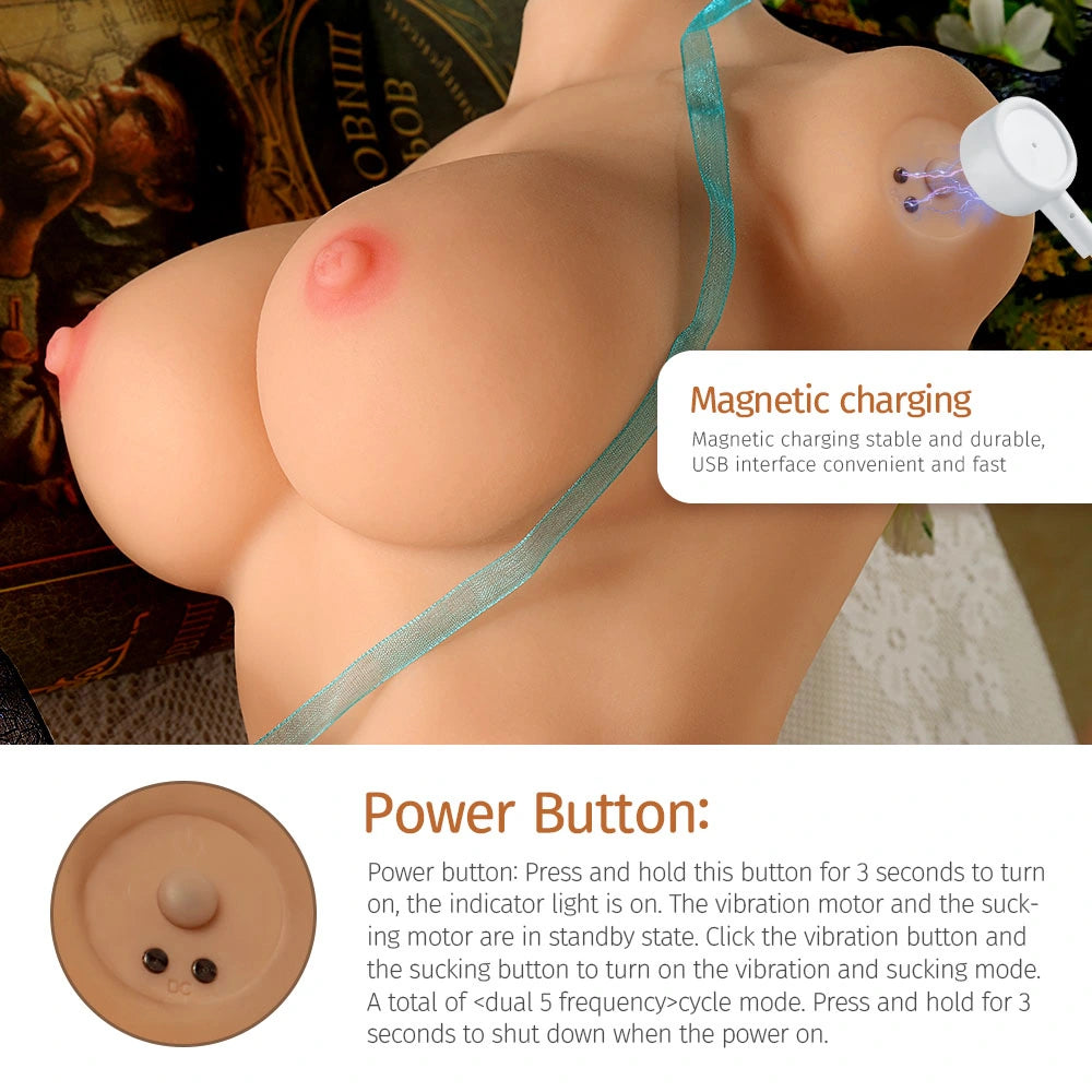 Melida 2.0: 7kg Heiße Sexpuppe mit 5 Vibrations & Saugmodi