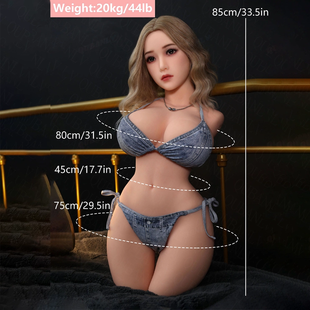 Riko: 20kg Sexy Blonde Frau Oberkörprr mit Kopf