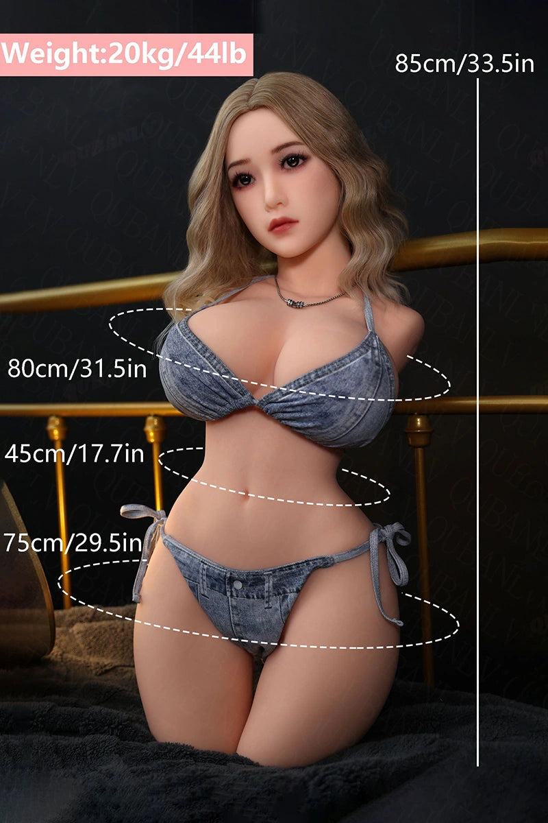 Riko: 20kg Femme blonde sexy buste et tête