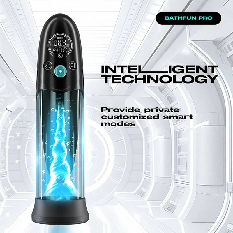Bathfun Pro: AI-gesteuerte Smarte Wasserdichte Penispumpe
