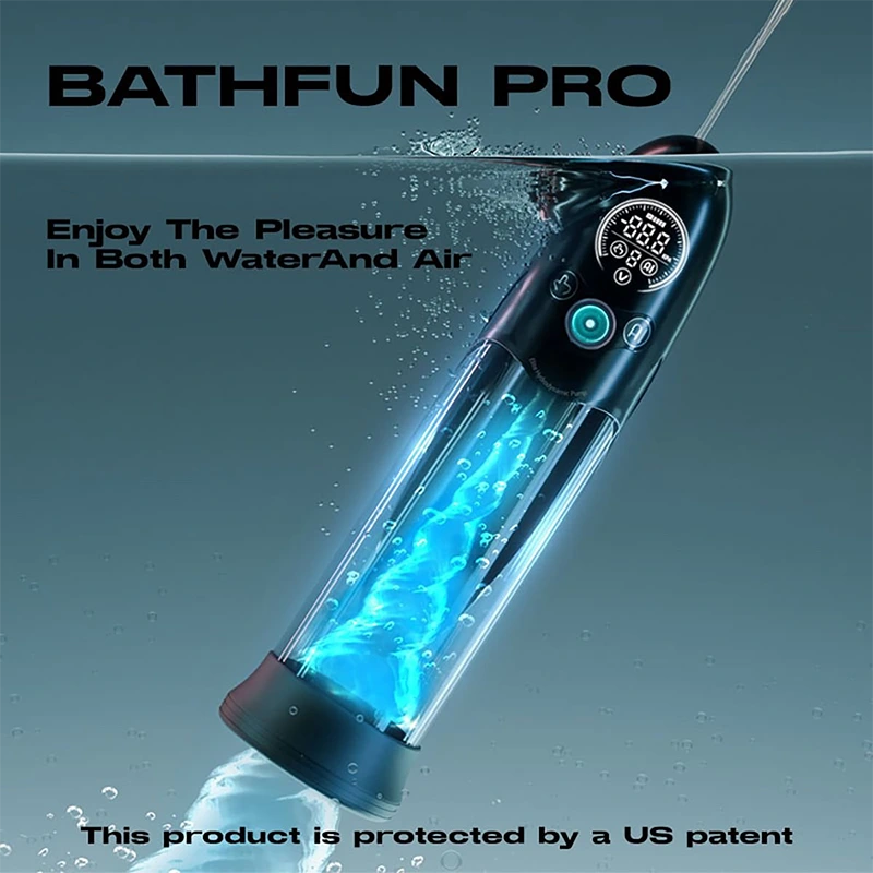 Bathfun Pro: AI-gesteuerte Smarte Wasserdichte Penispumpe