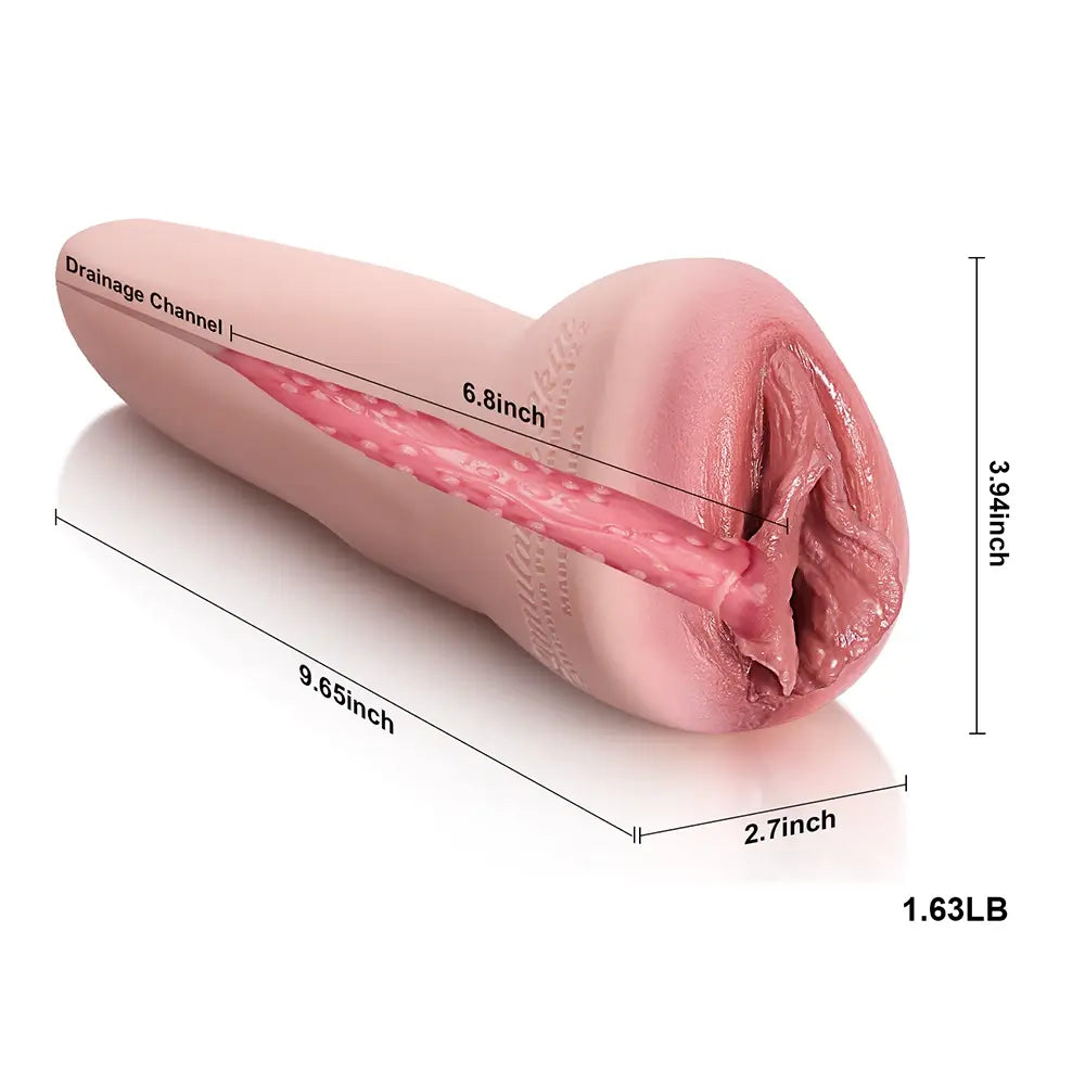 Grace: 740g Ultrarealistische Silikon-Taschenmuschi