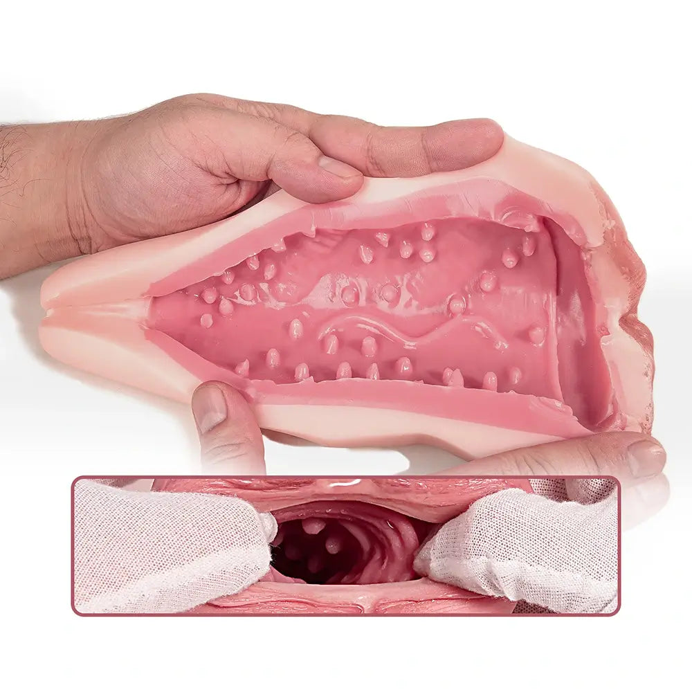 Grace: 740g Ultrarealistische Silikon-Taschenmuschi