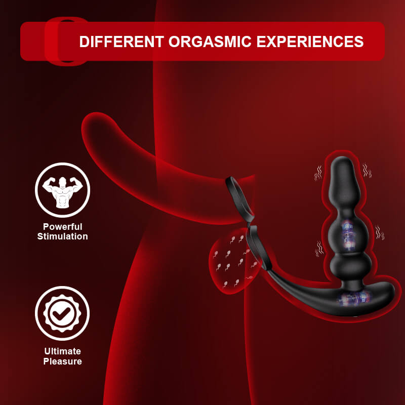 PM14: Tragbarer vibrierender und rotierender Prostata-Massager